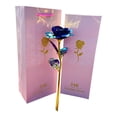 thumbnail image 1 of Gold Rose with Luxury Gift Box, Golden Rose Metal Single Roses and Valentine's Day Gifts Idea for Women, Loved Ones, Mom, Wife, Girlfriend, Grandma, Mother's Day, 9.44x3.14", 1 of 4