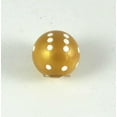thumbnail image 1 of Gold Round Die with White Pips D6 22mm (7/8in) 1 Single Die Koplow Games, 1 of 1