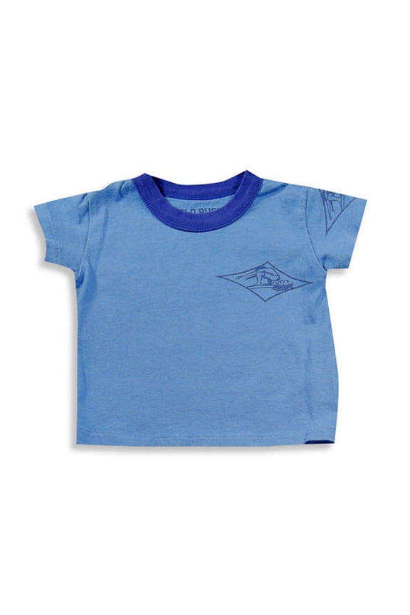 - Baby Boy Short Sleeve Top 16901-6-12Months (BLUE)