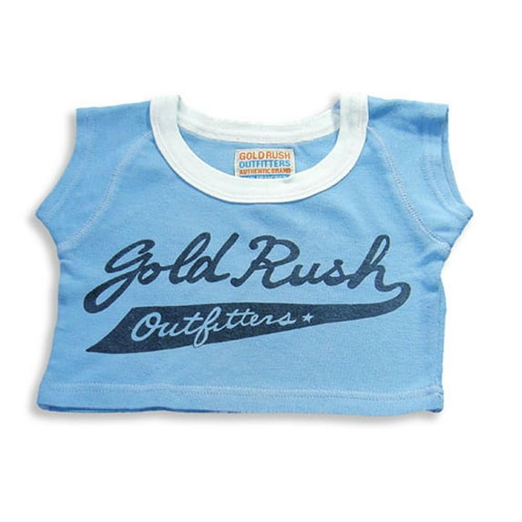 Gold Rush Outfitters - Baby Girls Cropped T-Shirt 17291-12-18Months (BLUE)