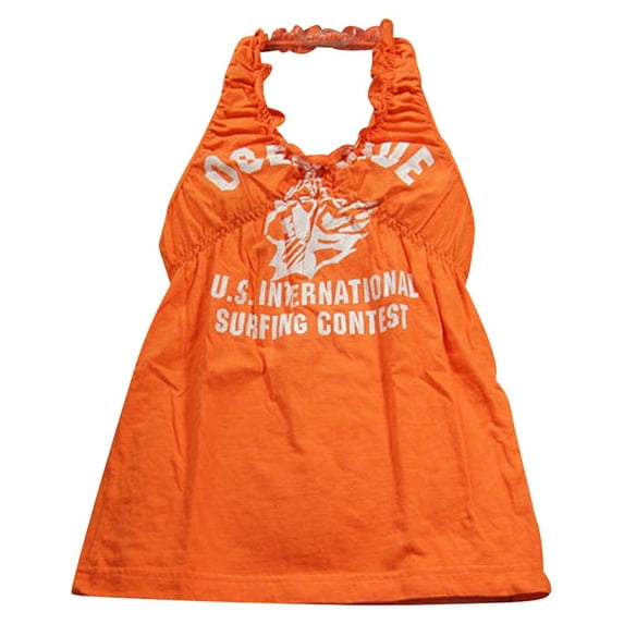 Gold Rush Outfitters - Little Girls Halter Top 17342-5 (orange)
