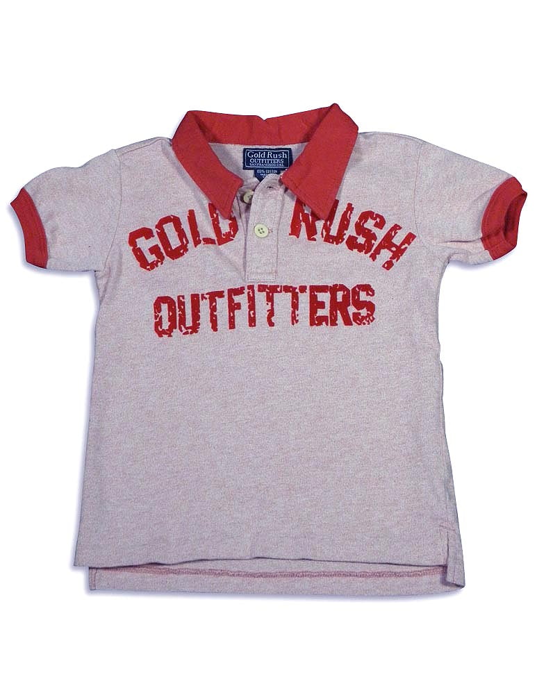 Gold Rush Outfitters Little Girls Polo Shirt 260323 (pink)