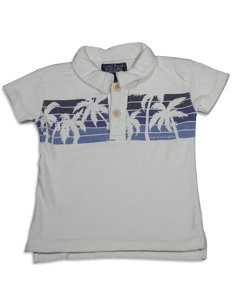 Gold Rush Outfitters Little Girls Polo Shirt 260333 (white