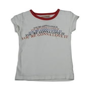 Gold Rush Outfitters - Little Girls Short Sleeve Logo'd T-Shirt 25966-4 (white)
