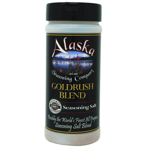 Gold Rush Seasoning Salt - All Purpose Seasoning Mix - Blended With 100% Natural Mixed Spices & Seasonings - Alaska Seasoning Company