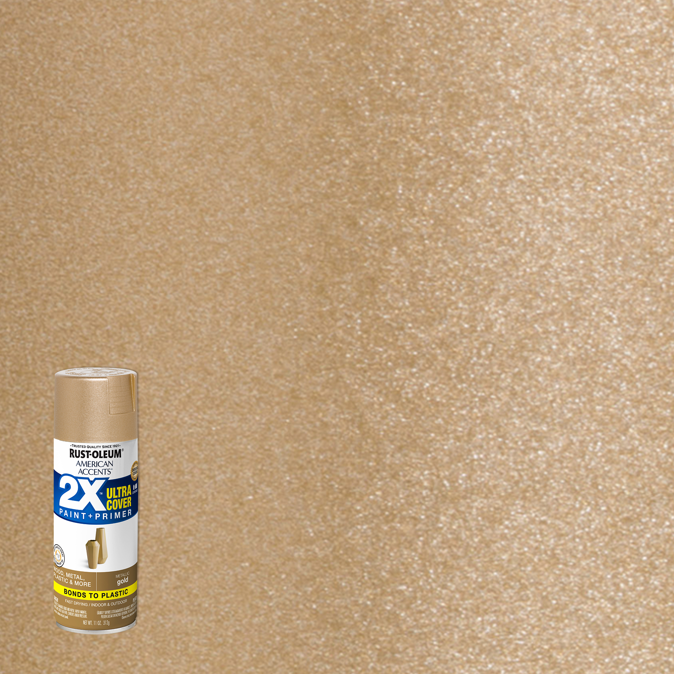 Rust-Oleum American Accents 2X Ultra Cover Flat White Primer Spray Paint 12 Oz
