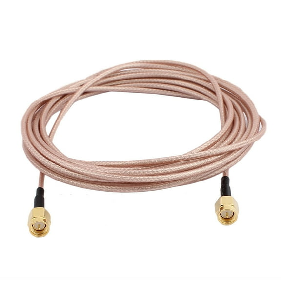 Gold SMA Male to SMA Male Adapter Connector RG316 Coaxial Cable 10Feet