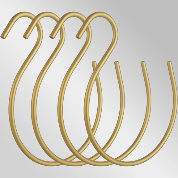 Gold Scarf Ring Hangers, Hat Hooks for Baseball Caps, Hanger Space Belt Rack, Multi-Purpose Circle Storage Hook for Ties, Belts, Scarves, Shawls