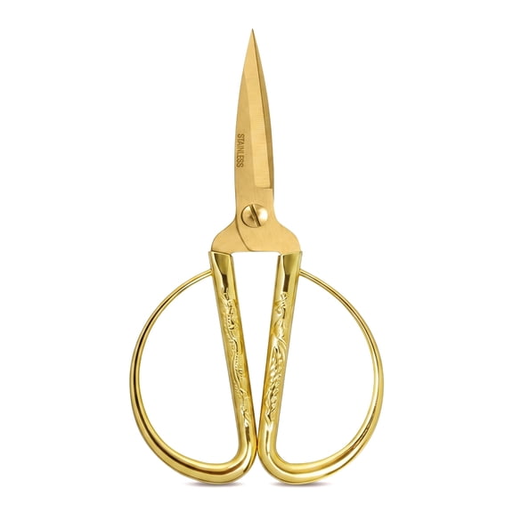 Gold Scissors, Ribbon Cutting Scissors for Grand Opening Ceremonies, Special Events Inaugurations and Ceremonies, Right/Left Handed 7.48"