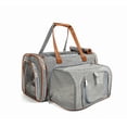 thumbnail image 1 of Gold Series Expandable Airline Approved Tote - Low Profile, Soft Sided Premium Pet Carrier, 1 of 10