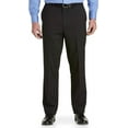 thumbnail image 1 of Gold Series by DXL Men's Big and Tall  Men's Big & Tall Flat-Front Perfect Fit Suit Pants, Charcoal, 44W X 32L 44 x 32, 1 of 2