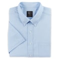 thumbnail image 1 of Gold Series by DXL Men's Big and Tall Pinpoint Oxford Dress Shirt Blue, 1 of 2