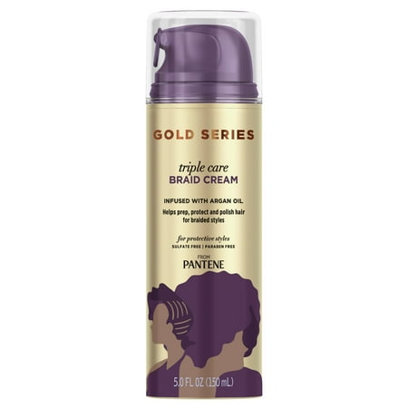 Gold Series from Pantene Triple Care Braid Cream with Argan Oil, 5 fl oz