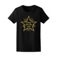 thumbnail image 1 of Gold Shine Like The Star T-Shirt Women -Image by Shutterstock, Female XX-Large, 1 of 2