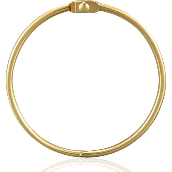 Gold Shower Curtain Hooks Decorative, Set of 24, Rustproof Shower Rings for Bathroom