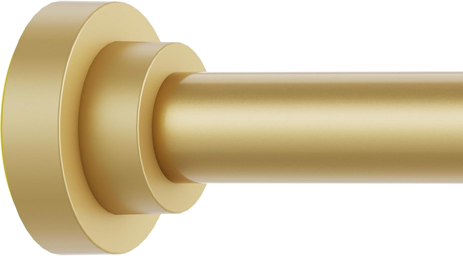 Gold Shower Curtain Rod Adjustable 43-66 inch, 1