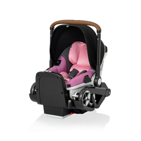 Gold Shyft DualRide with Carryall Storage Infant Car Seat and Stroller Combo (Opal Pink)