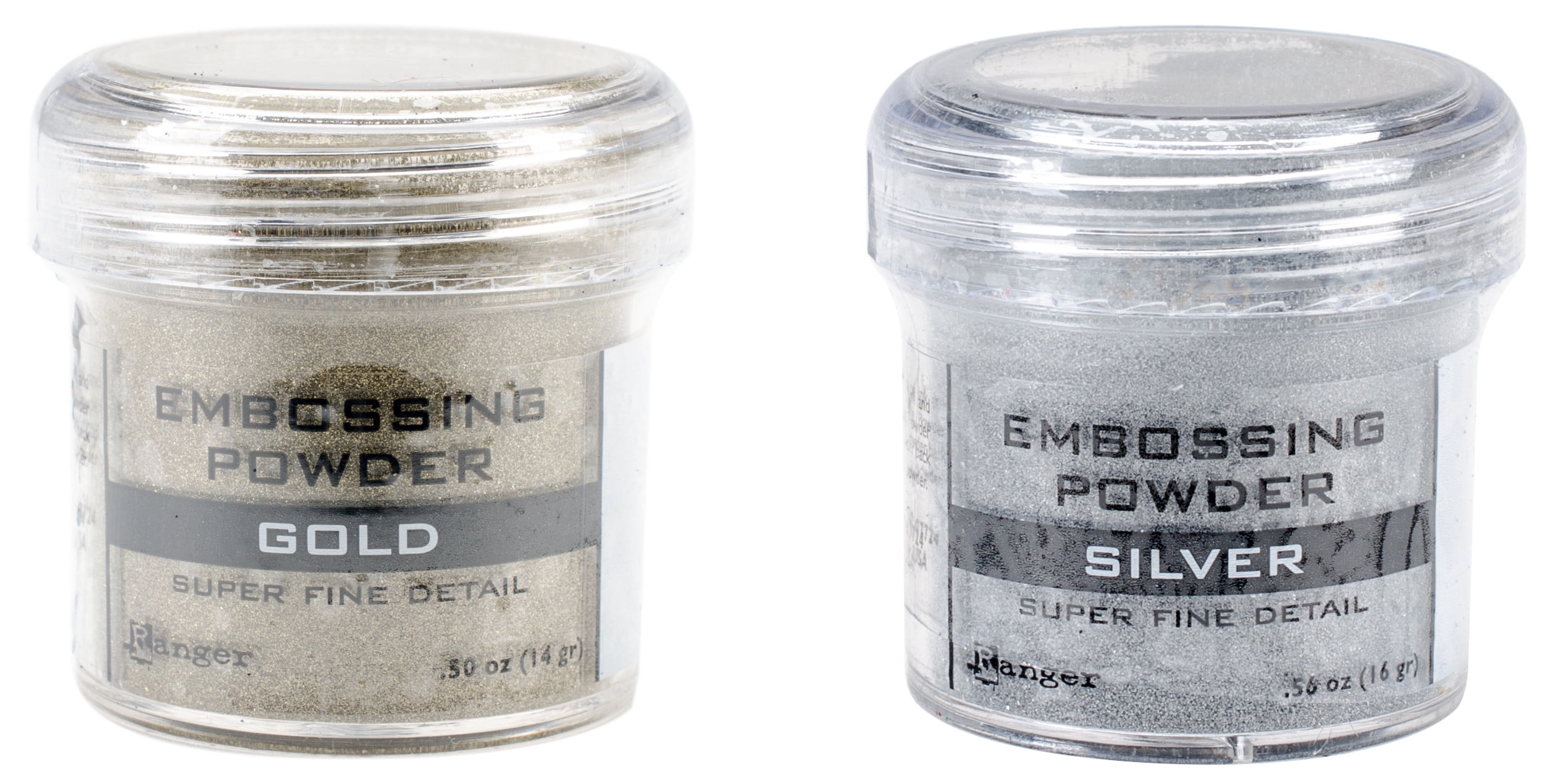Gold & Silver - 2-Pack Variety - Ranger Embossing Powder, 1 Jar Super ...