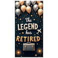 thumbnail image 1 of Gold Silver Balloons Retirement Party Banner Decorative Design Stars Design for Retirement Celebration Indoor Event Office Party, 1 of 9