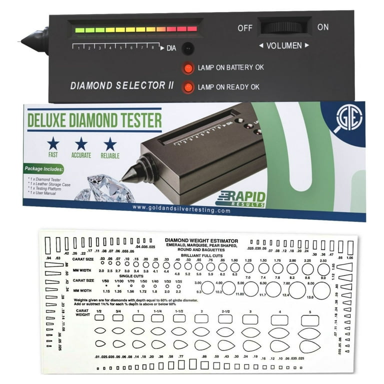 Gold Silver Diamond Tester Selector Gemstone Testing Kit Digital