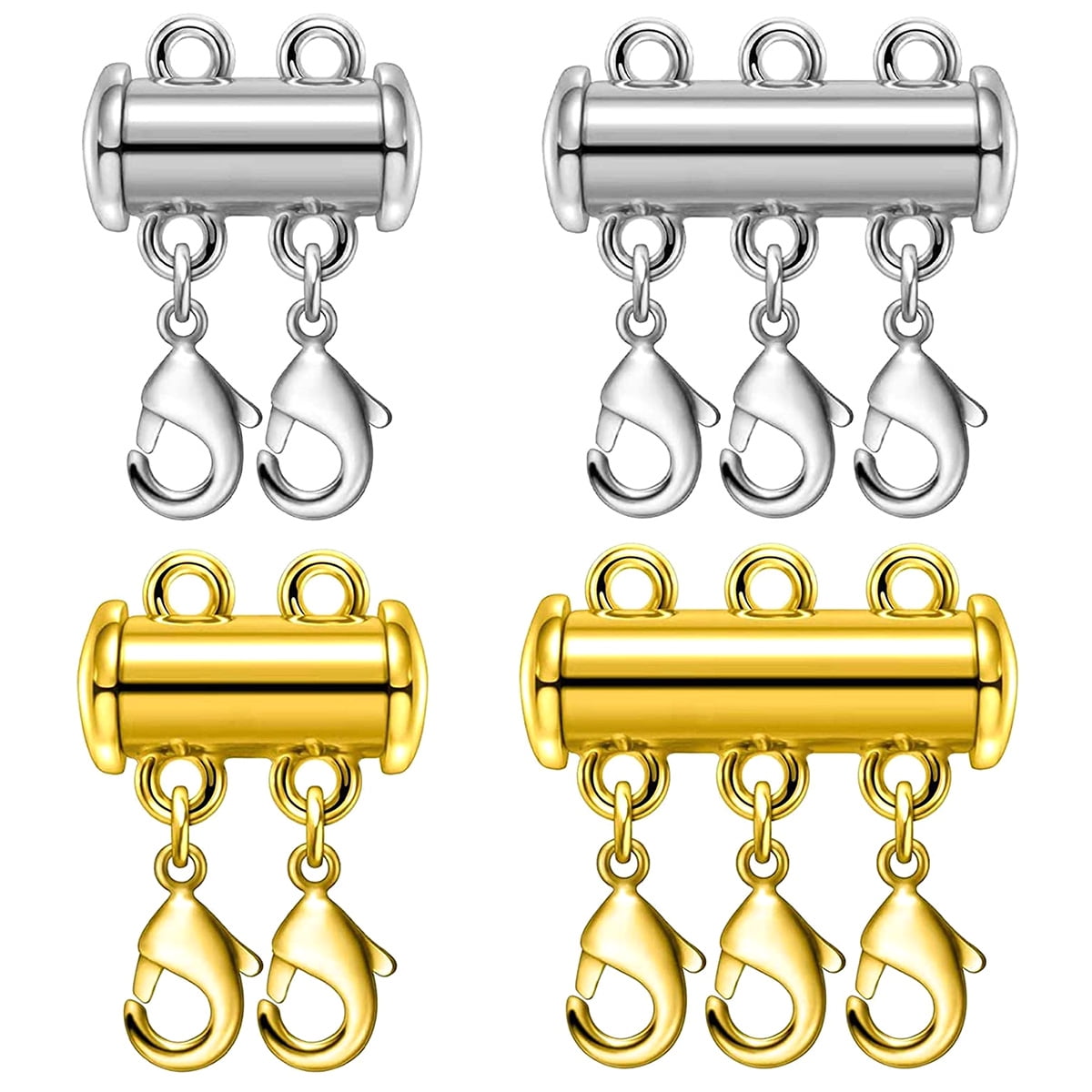 Gold and Silver Lobster Clasp DIY Necklace Clasps and Closures