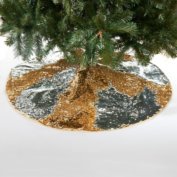 Gold Tree Skirt Walmart 
