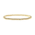thumbnail image 1 of Gold Silver Stainless Steel Bracelet for Women Men Beaded Charm Waterproof Chain Link Fashion Jewelry Gift Handmade Romantic, 1 of 2