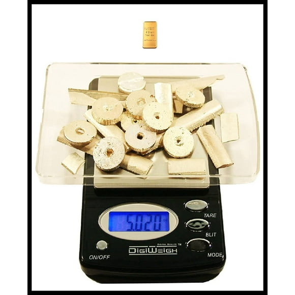 Gold Silver Test Kit Digital Display Antique Decorative Coin Scale Measurements, South Dakota Police