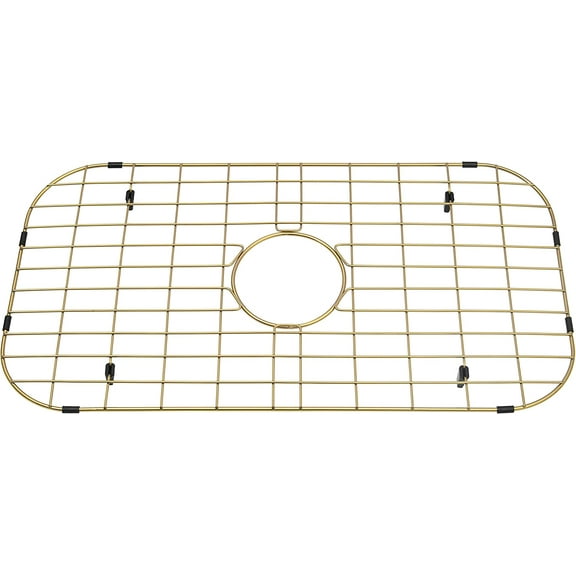 Gold Sink Grid 26 1/8"x14 1/16",Sink Protectors for Kitchen Sinks,Sink Grate,Sink Bottom Grid