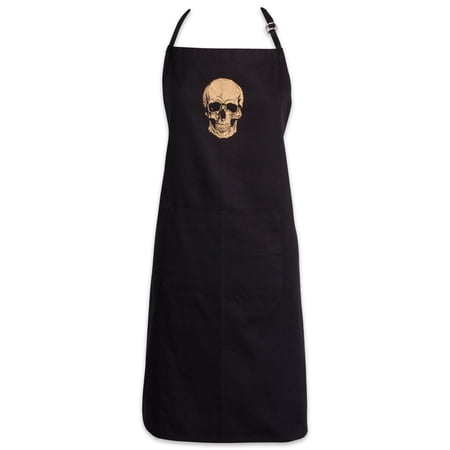Gold Skull Chef Apron