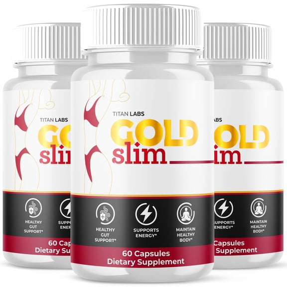Gold Slim Advanced Formula Pills Supporting Your Active Lifesyle Naturally GoldSlim 180 Capsules