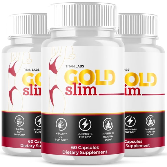 Gold Slim Advanced Formula Pills Supporting Your Active Lifesyle Naturally GoldSlim 180 Capsules