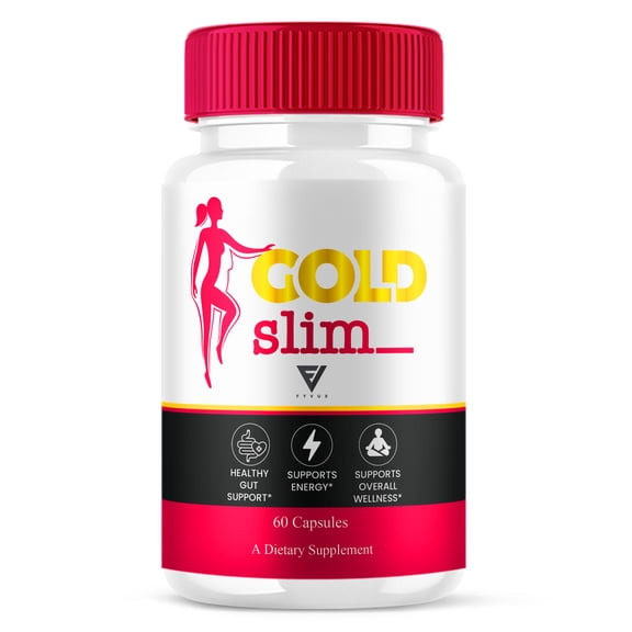 Gold Slim Keto Supplement, GoldSlim Wellness Support (60 Capsules)