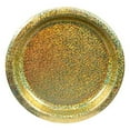 thumbnail image 1 of Gold Small Prismatic Paper Plates (8ct), 1 of 2