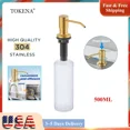 thumbnail image 1 of Gold Soap Dispenser For Kitchen Sink Soap Pump Built In Countertop, 1 of 6