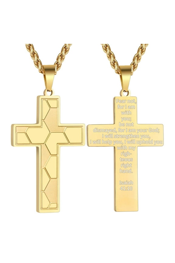 Gold Plated Soccer Themed Cross Necklace for Men Boys Stuff Accessories Pendant Chain Christian Religious Birthday Jewelry Gifts Ideas Teen Kids Son Dad Team Game Day Sports Athlete Age
