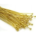 Gold Solid Brass Head Ball Pins For Jewelry Making Crafts gold-solid-brass-head-ball-pins-for-jewelry-making-crafts