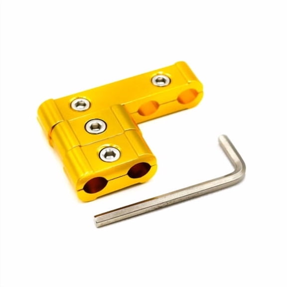 Gold Spark Plug Wires Loom Separators Engine Cable Divider Spacer 8mm 9mm 10mm