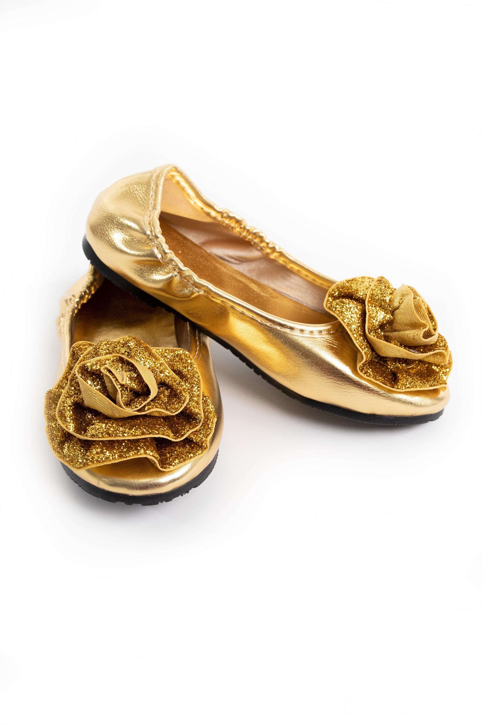 Gold Sparkle Shoes *NEW SIZING*