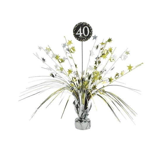 Sparkling Celebration Centerpiece Spray 40th