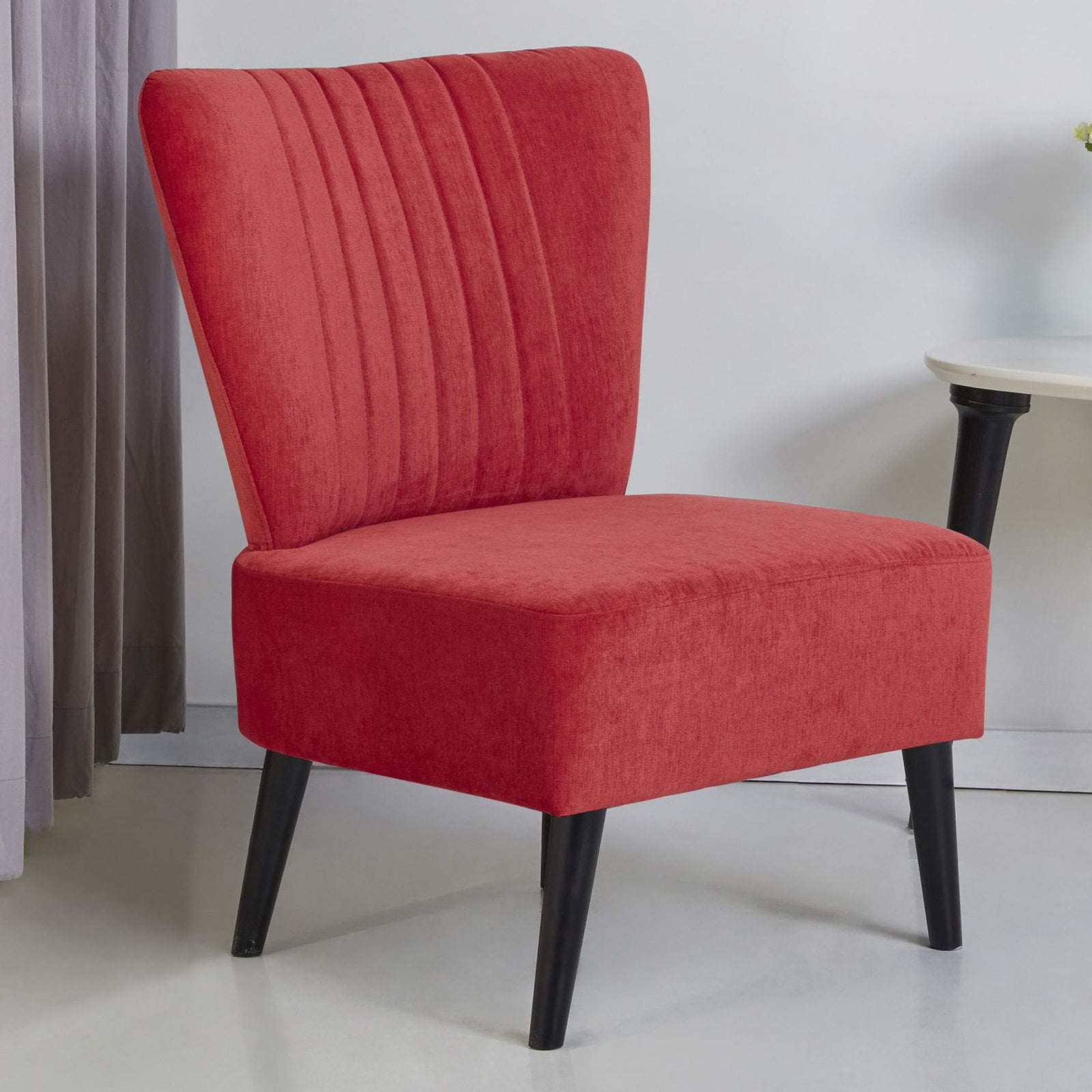 Gold Sparrow Fontana Armless Accent Chair Walmart