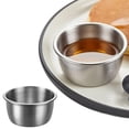 thumbnail image 1 of Gold Stainless Steel Dipping Bowls, Small Condiment Cups for Sauces Salad Dressing, Rust Resistant Serving Containers, 2X2In, 1 of 4