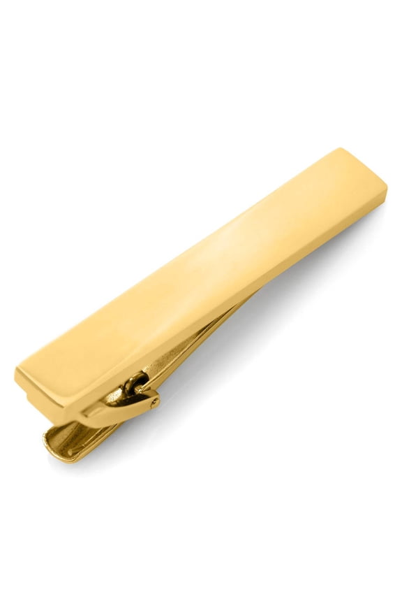 Gold Stainless Steel Engravable Tie Clip