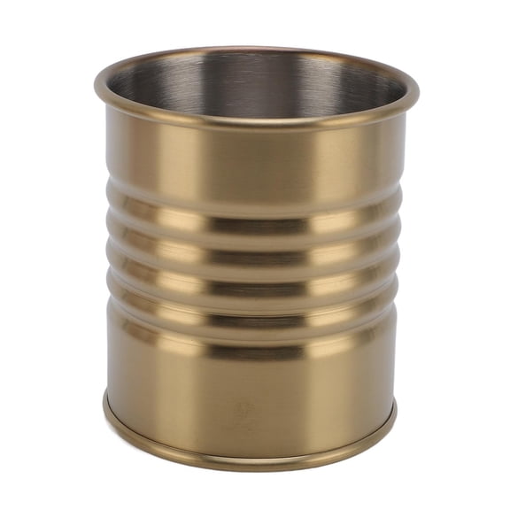 Gold Stainless Steel Insulated Mini Kitchen Canister Snack Bucket for Fries Chicken Small Serving Container 10 inches / 25.4 cm Multipurpose Food Storage
