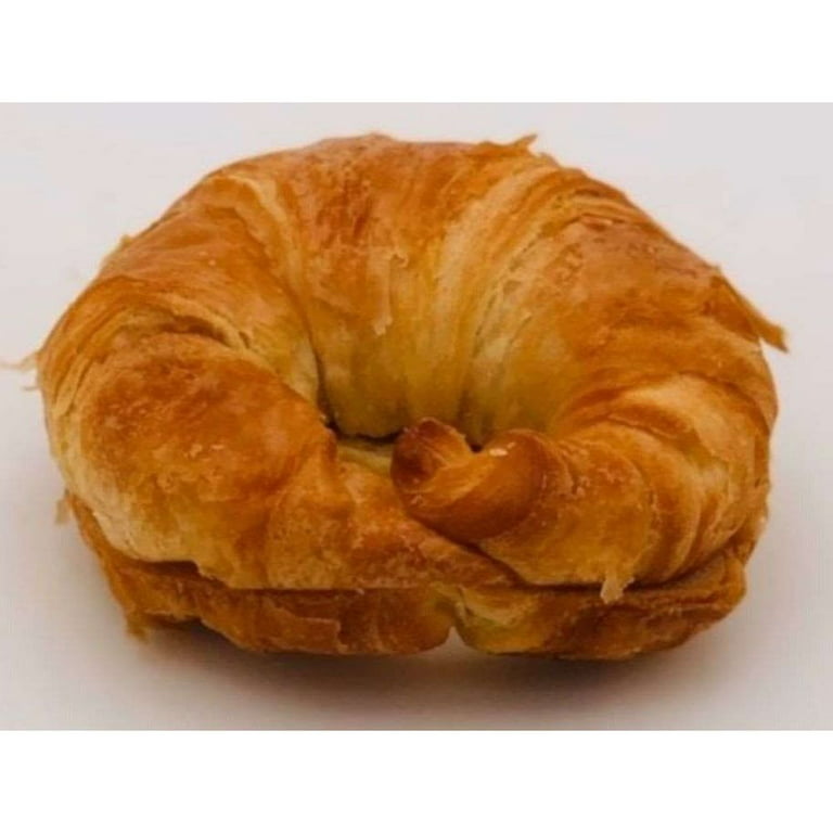 Gold Standard Baking Round Sliced Butter Croissant, 2 Ounce -- 64 per case.