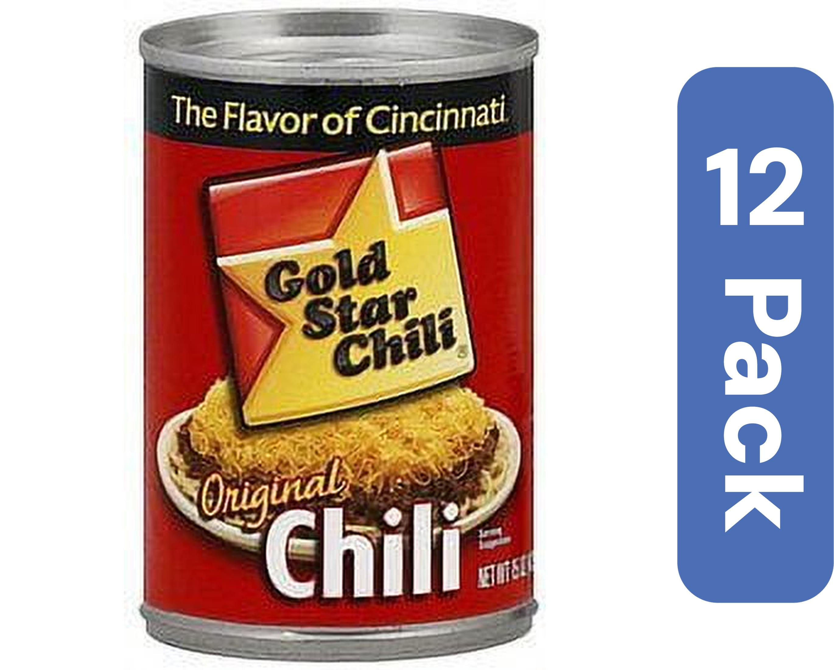 Gold Star Chili Can 10 oz (Pack of 12)