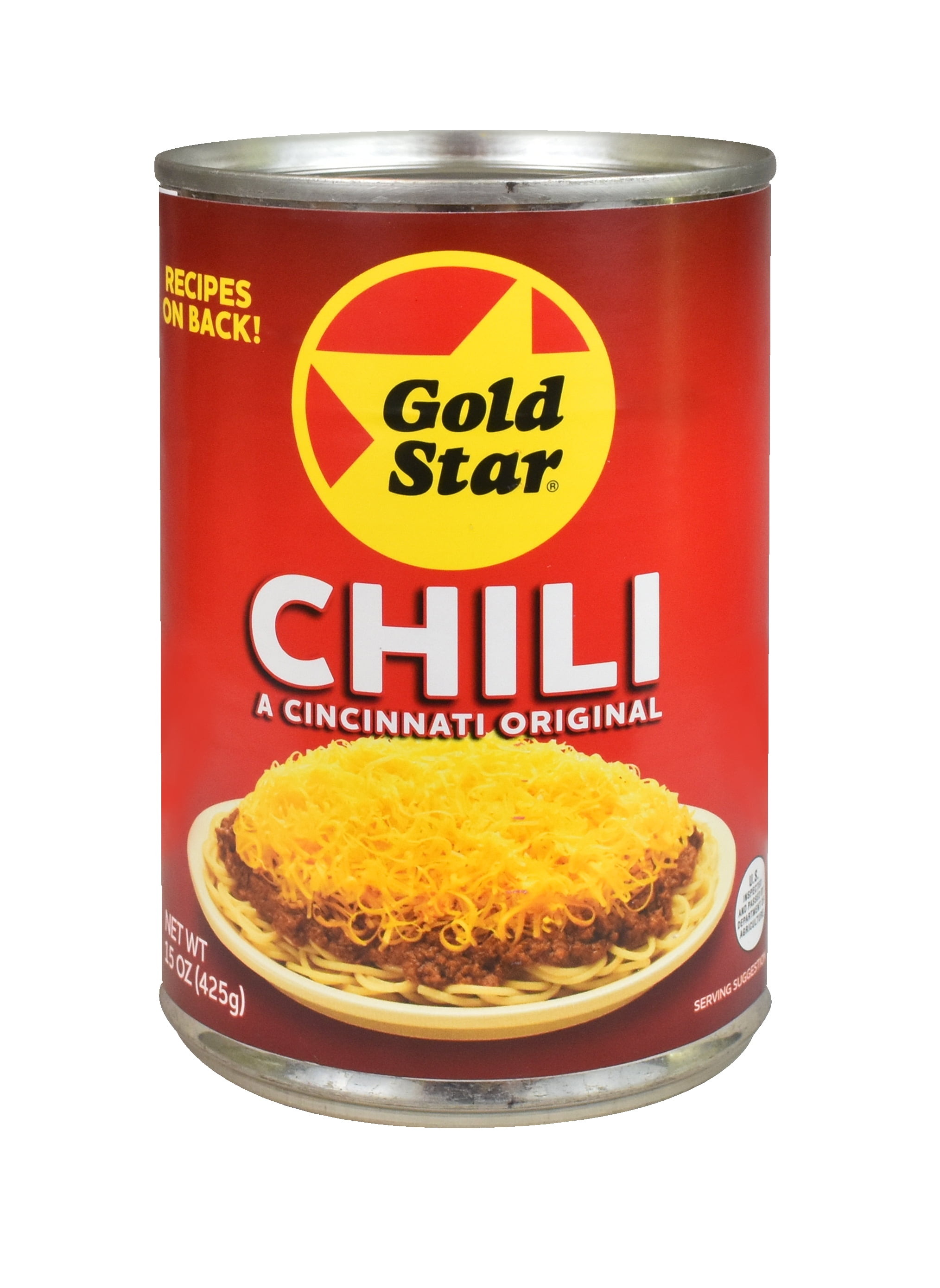Gold Star Chili Original Chili, 15 oz Metal Can