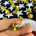 Gold Star Lapel Pins Bulk Motivational Military Award Pin 4Th Of July
