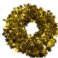 thumbnail image 1 of Gold Star Tinsel Garland with Five-Pointed Metallic Design, 24.6 Feet, Gold, for Christmas Tree and Mantle, Decoration, 1 of 4