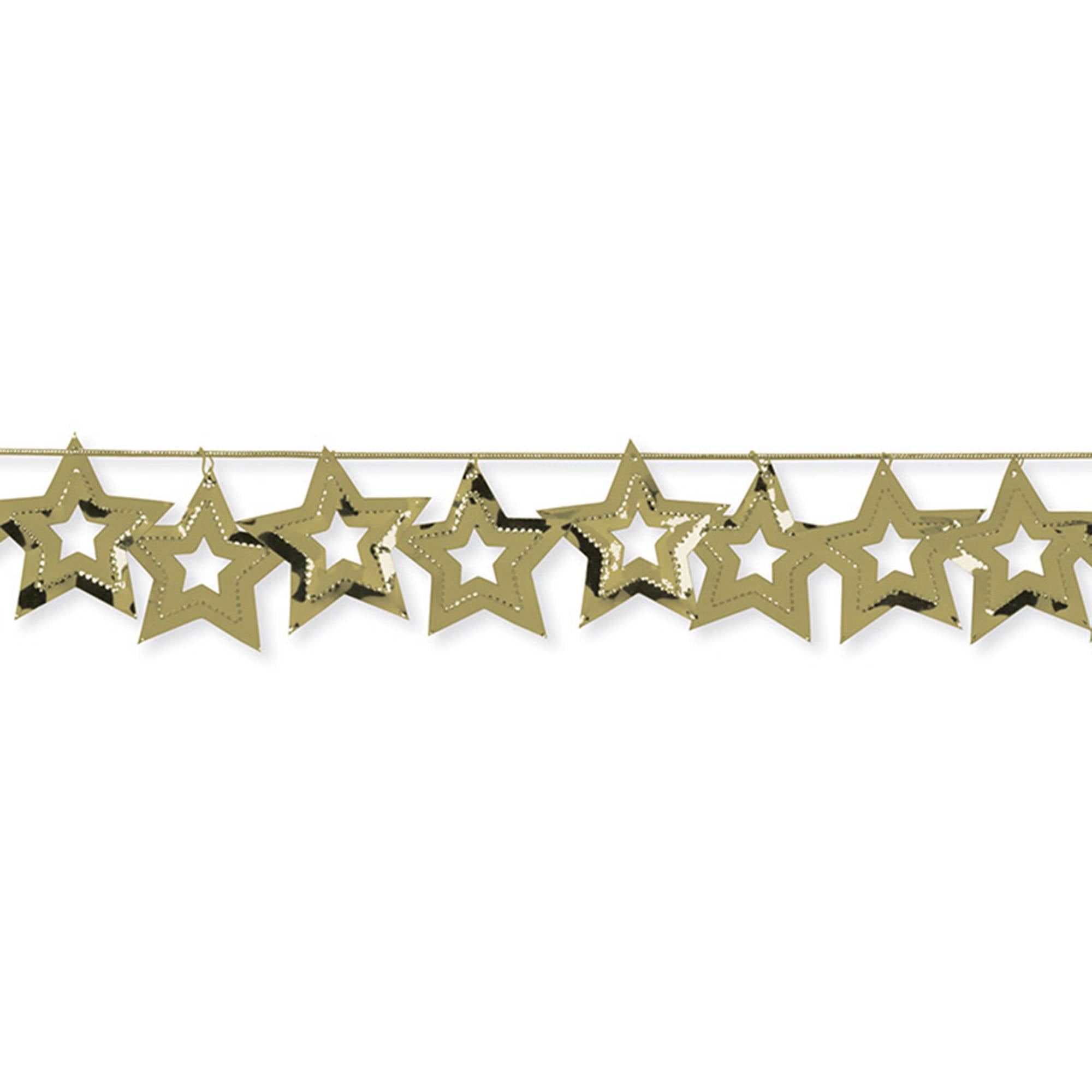 Gold Stars Confetti Garland